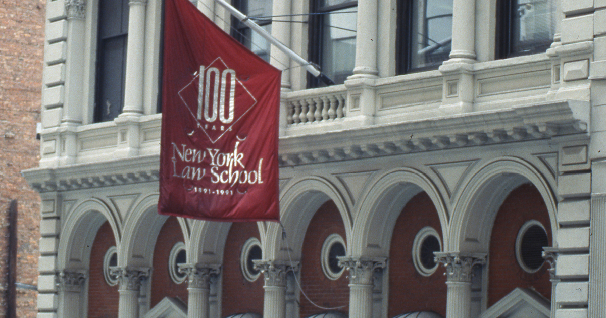 old New York Law School flag